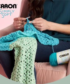 Alternative view of Caron Simply Soft Soft Blue Yarn - 3 Pack of 170g/6oz - Acrylic - 4 Medium (Worsted) - 315 Yards - Knitting/Crochet