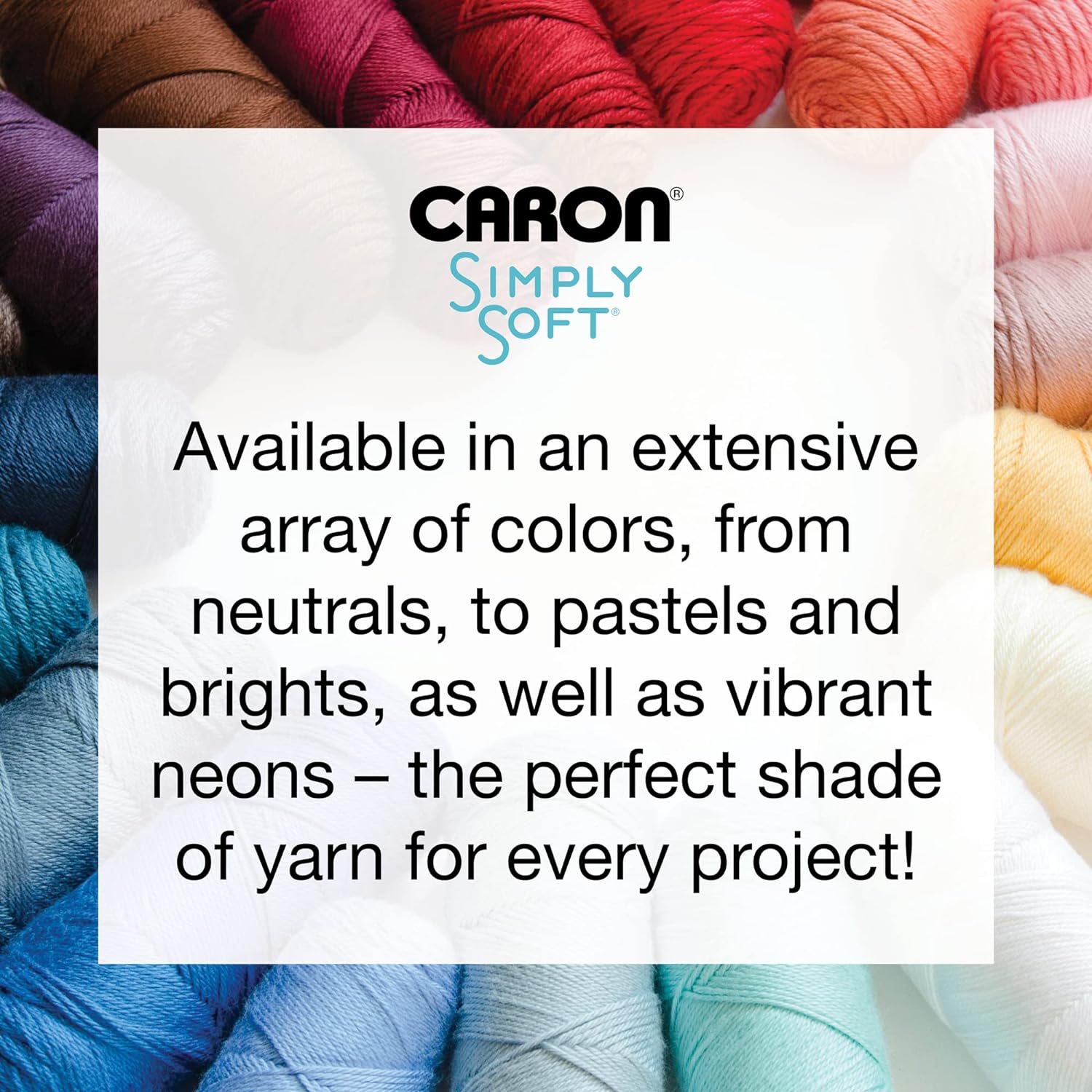 Caron Simply Soft Soft Blue Yarn - 3 Pack of 170g/6oz - Acrylic - 4 Medium (Worsted) - 315 Yards - Knitting/Crochet - Image 8